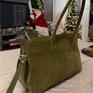 Claudia Firenze olive green bag